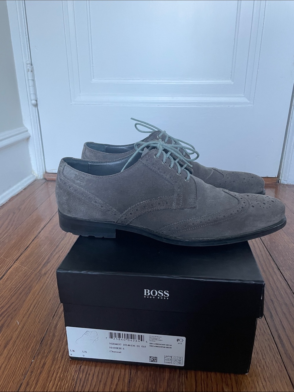 Hugo Boss ‘Hankies’ Suede Oxford Shoes